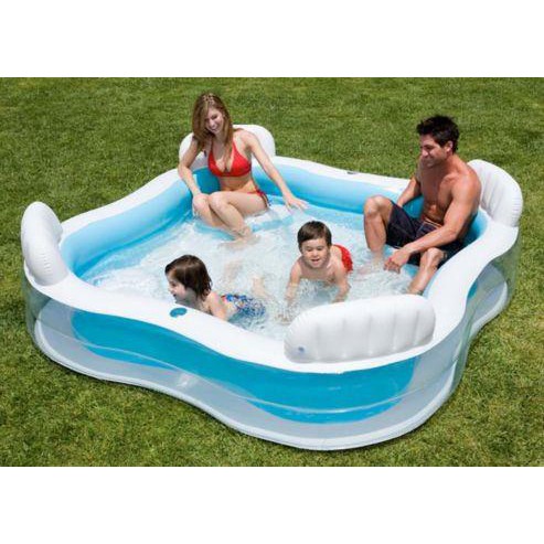 ORIGINAL! INTEX Swimming Pool with Seat Intex Rectangular Pool Kids ...