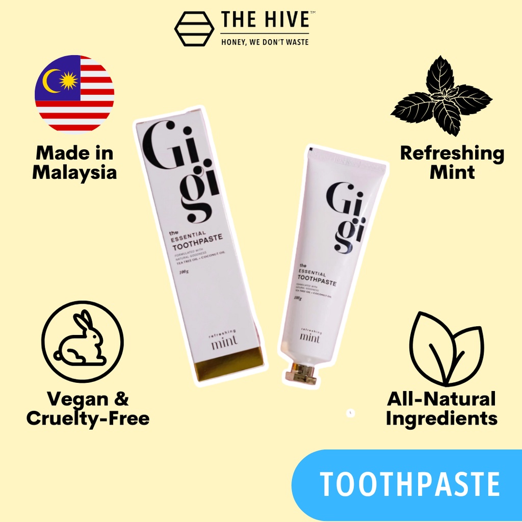 Gigi The Essential Toothpaste (100g) Formulated With Tea Tree Oil