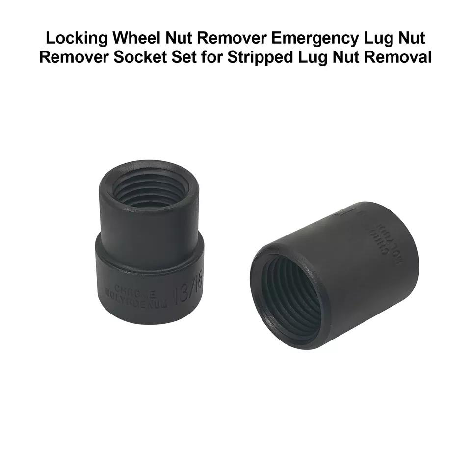 Locking Wheel Nut Remover Emergency Lug Nut Remover Socket Set for
