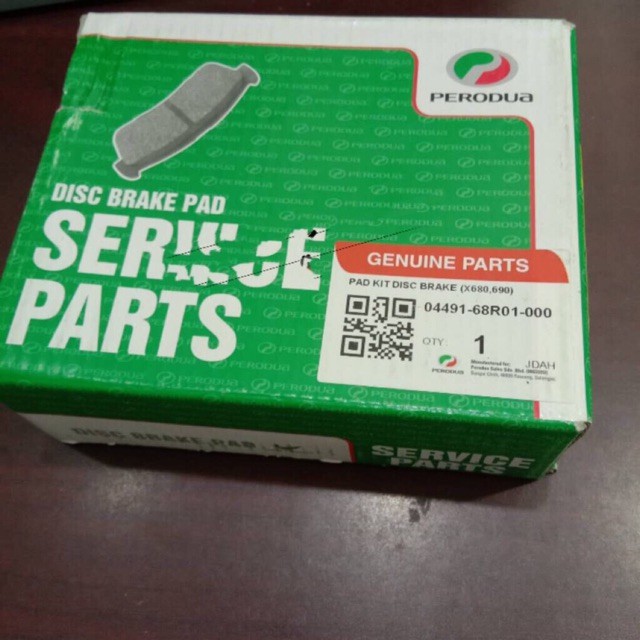 ORIGINAL PERODUA KENARI KELISA FRONT DISC BRAKE PAD SET 0449168R01000