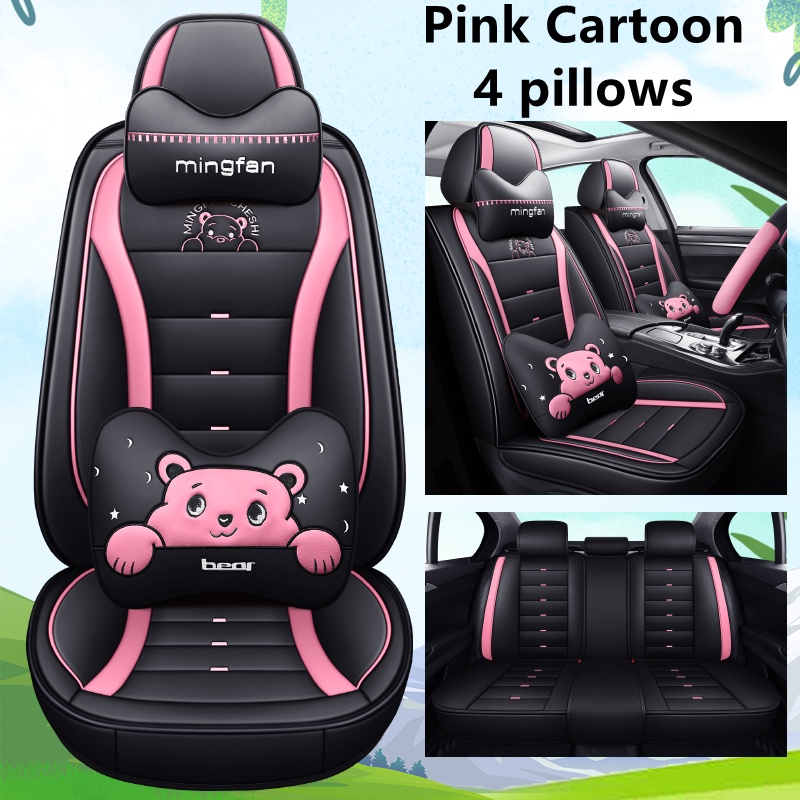 Car seat covers outlet with pillows