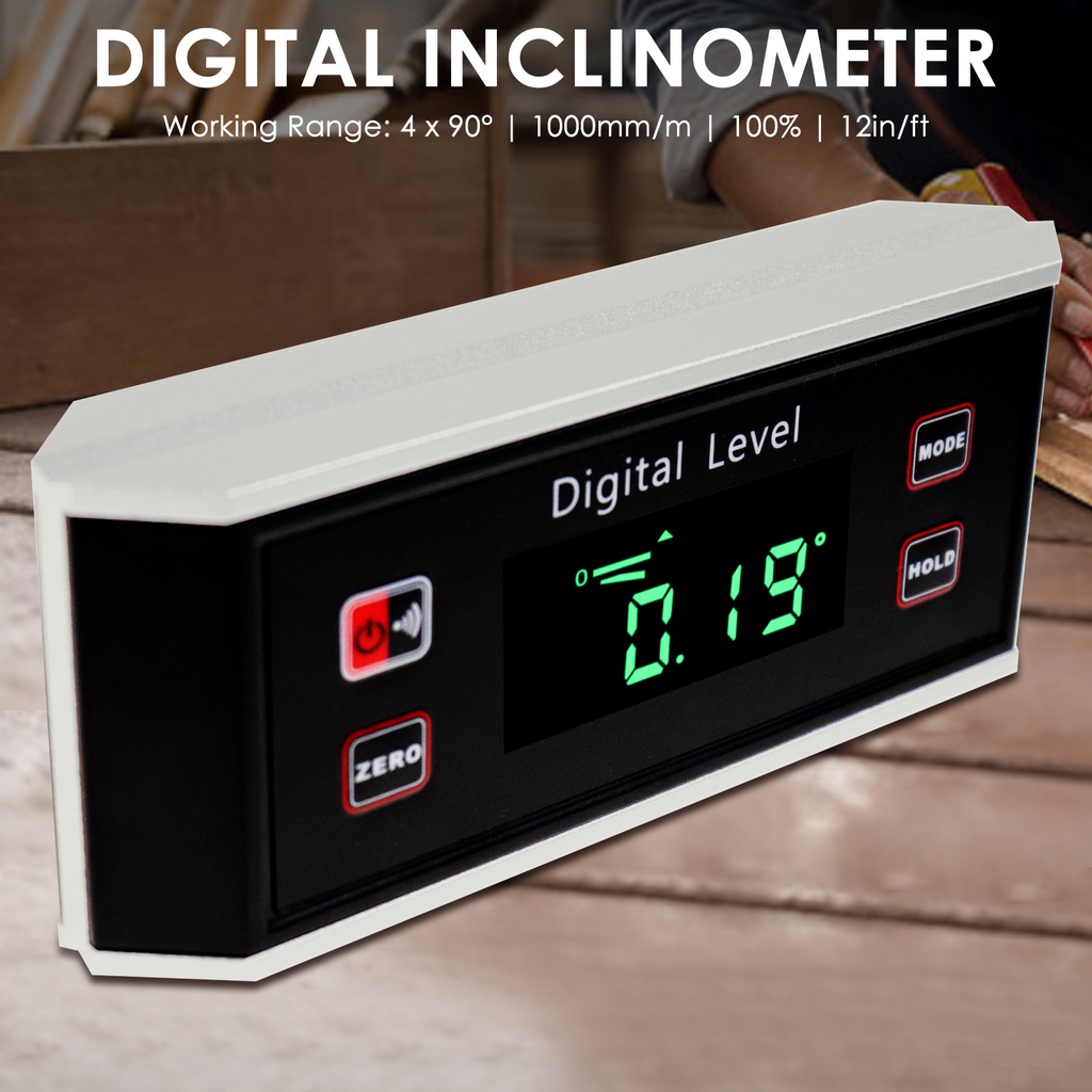 Digital Electronic Inclinometer Angle Finder Waterproof IP65 Protractor