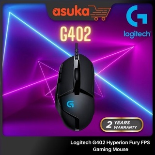 Logitech G402 Hyperion Fury FPS Gaming Mouse with High Speed