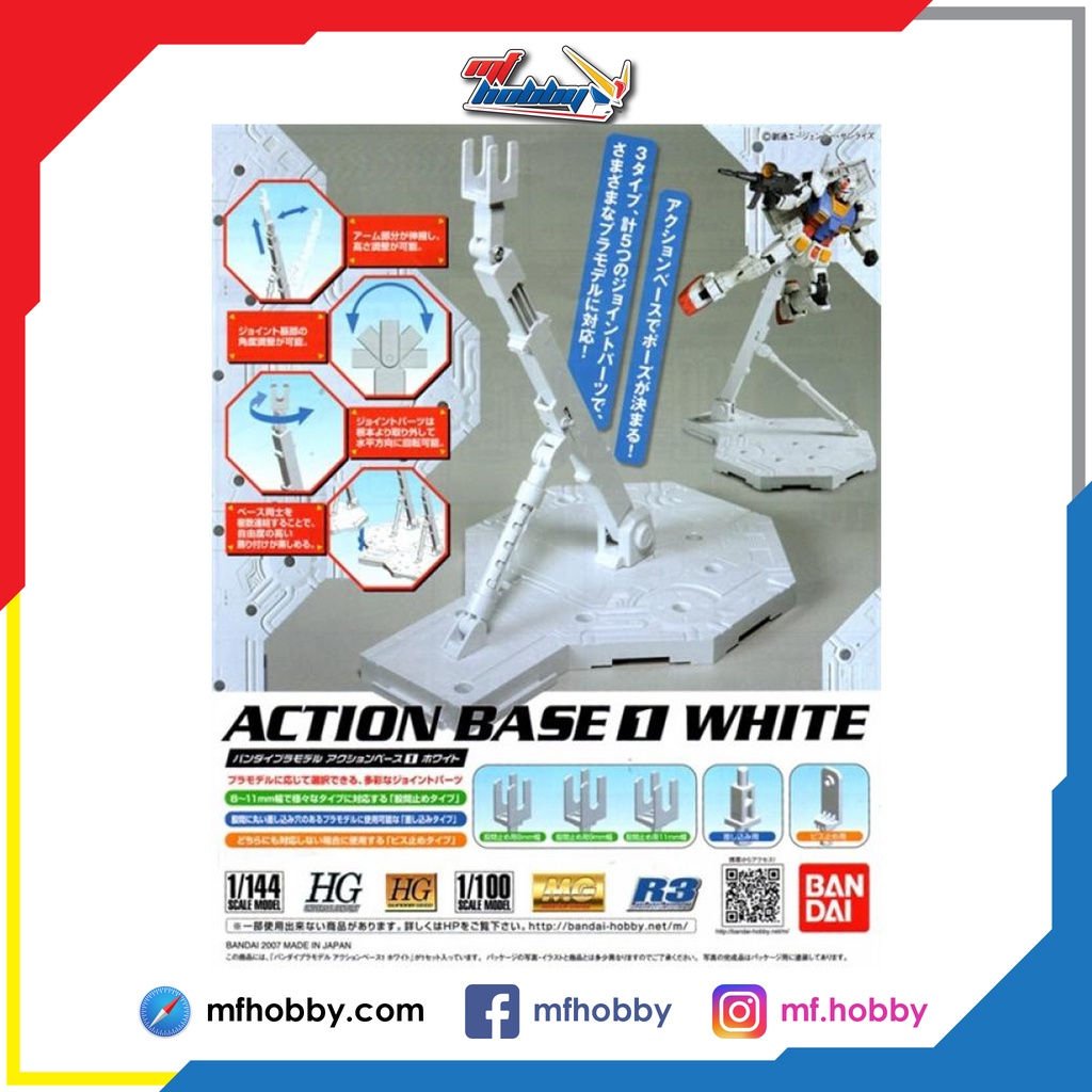 Action Base 1 White (Bandai) | Shopee Malaysia