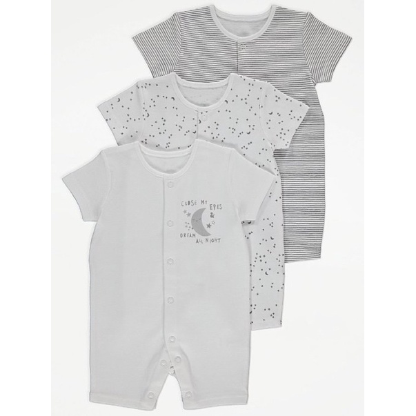 FROM UK 🇬🇧] George Baby Rompers 3 Pack (9-12 months)