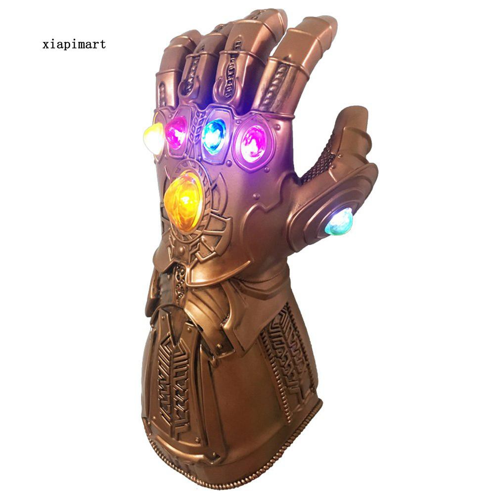 LYY_Thanos Infinity Gauntlet LED Gloves Light Up Adult Party Cosplay ...