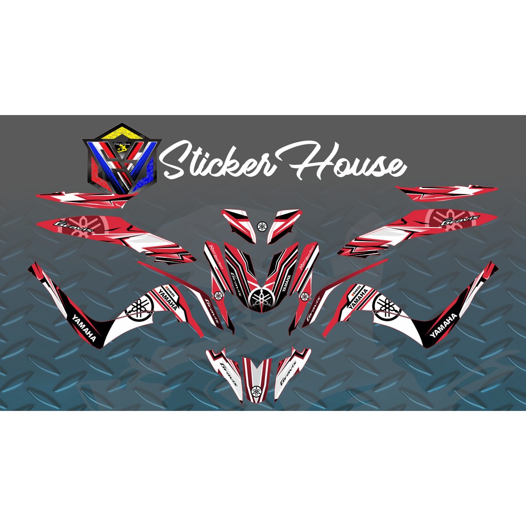 Yahama Gravis Decals Laminated | Shopee Malaysia