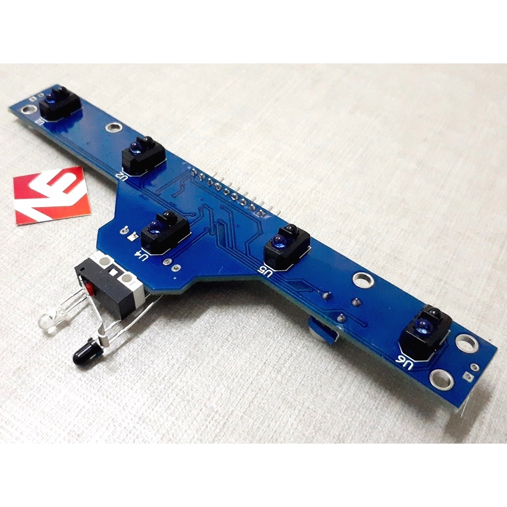 Infrared Sensor 5 Way And Obstacle Sensor Tracking Avoidance Robot ...