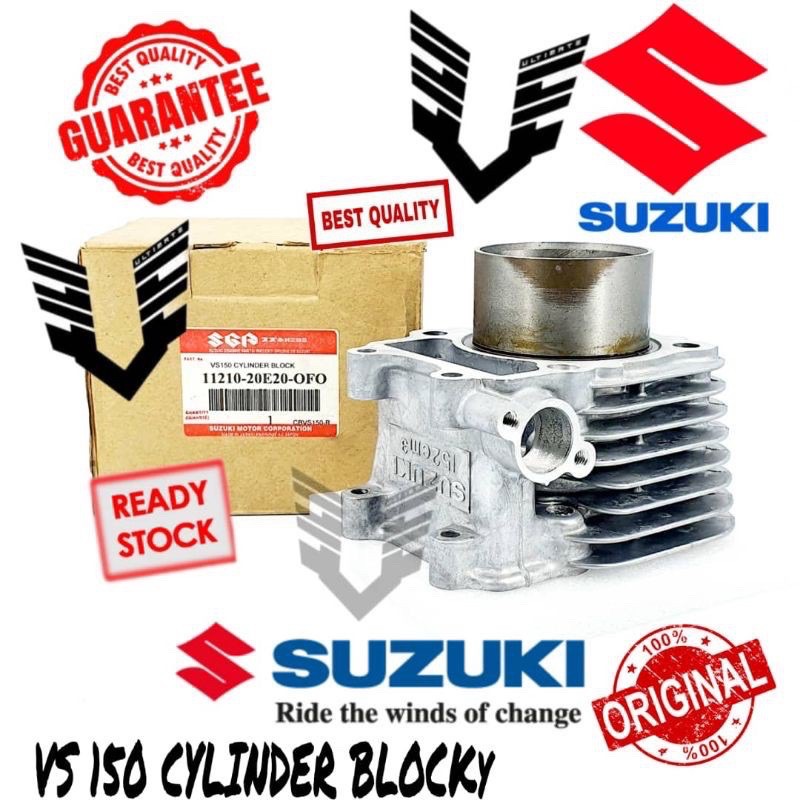 Genuine Suzuki VS150 Standard Engine Cylinder Block | Shopee Malaysia
