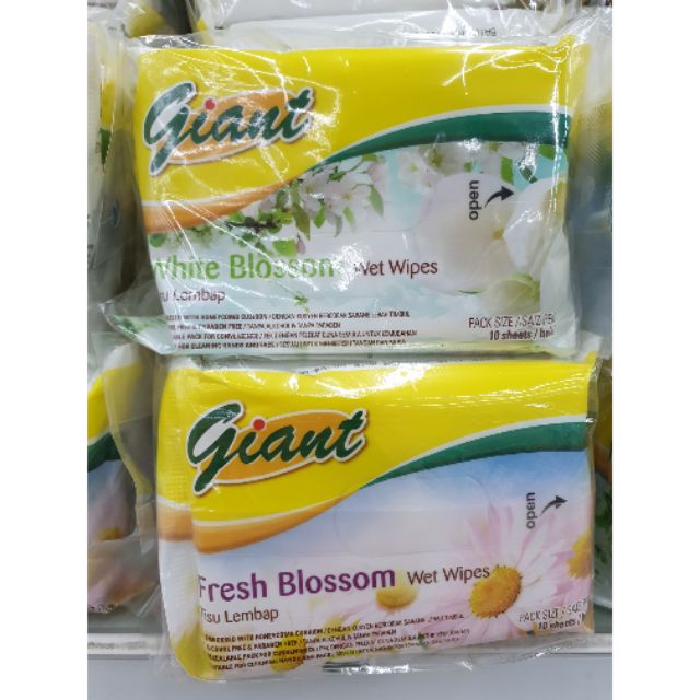 Giant wet shop wipes