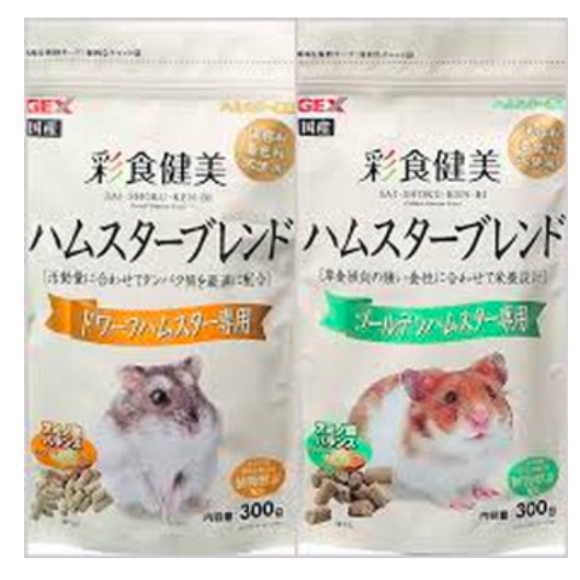 JAPAN SAISHOKU KENBI GEX DWARF HAMSTER / GOLDEN HAMSTER FOOD 300G (MADE IN JAPAN) Shopee Malaysia