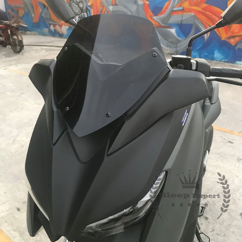 Xmax V1 250 Diamond Windshield Hitam , naked , kening ori xmax | Shopee ...