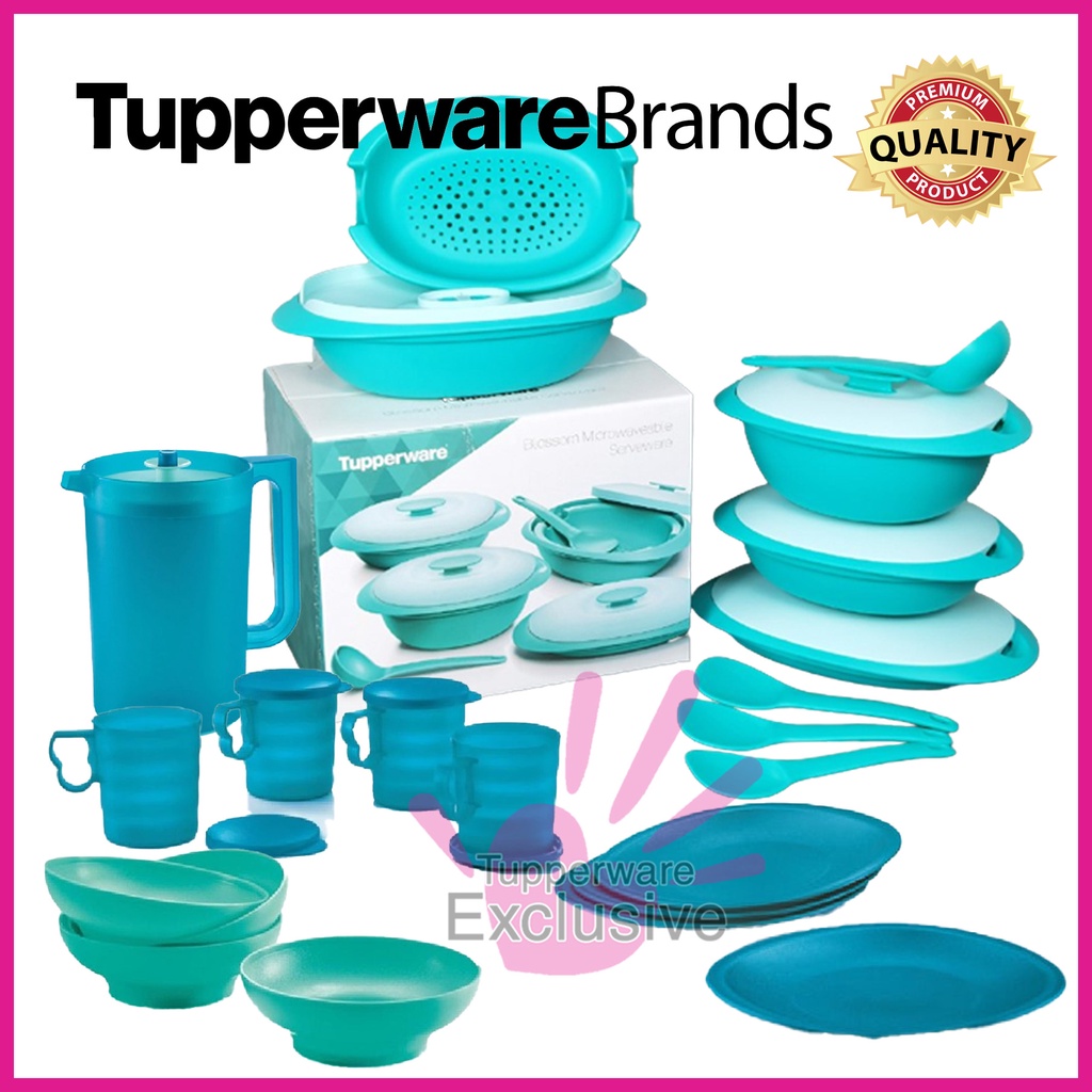 Blossom Serveware Set Tupperware Bekas Hidang Makanan Bekas