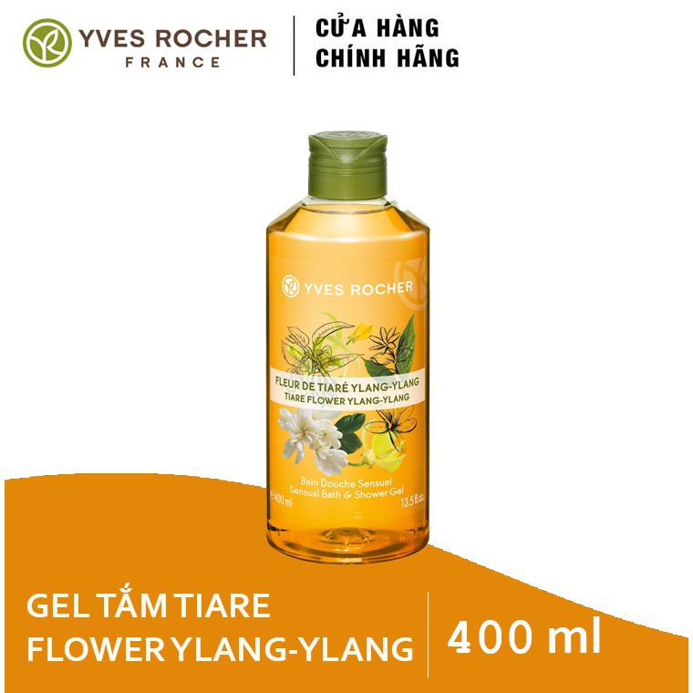 TIARE FLOWER & YLANG YLANG SENSUAL BATH AND SHOWER GEL 400ML Shopee