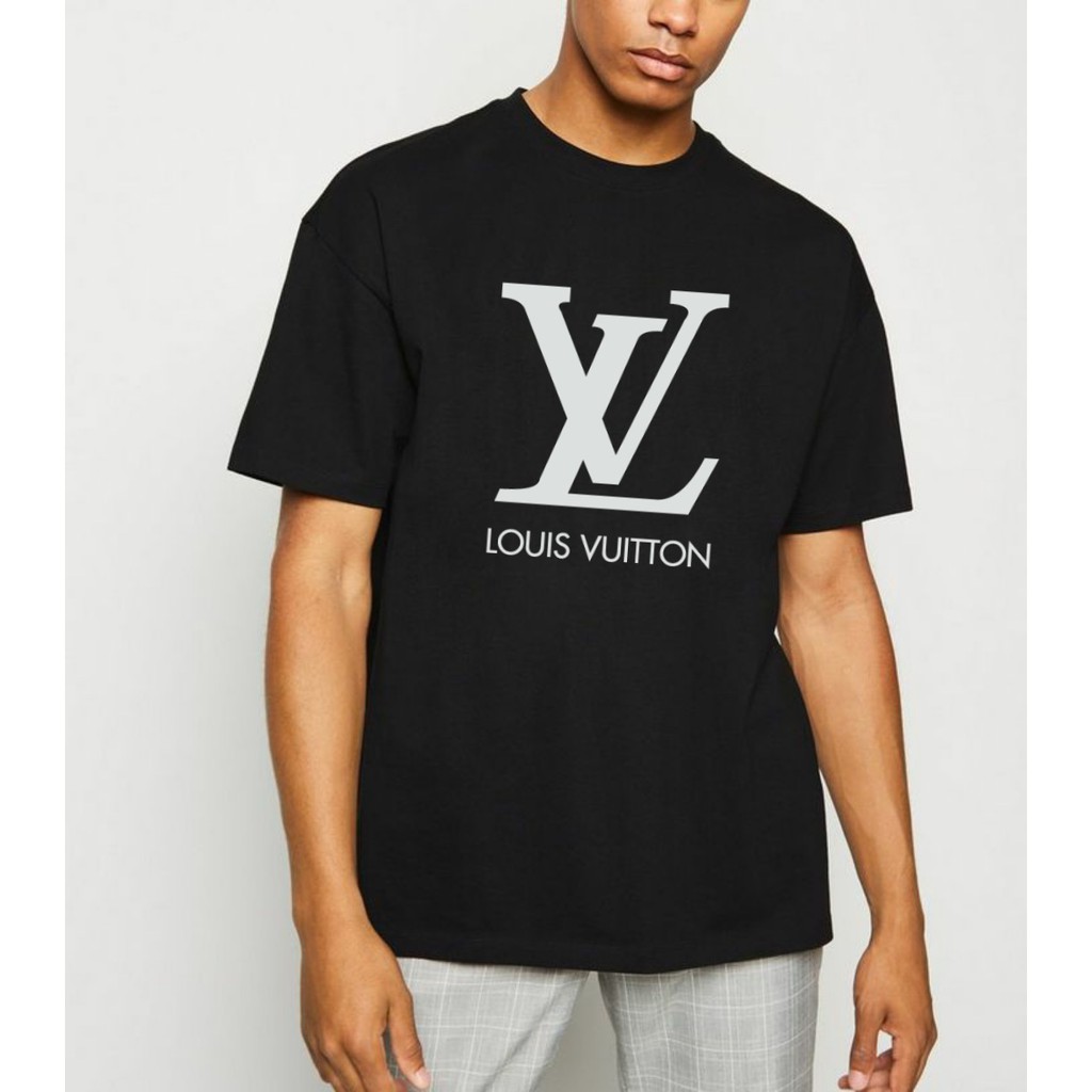 LOUIS VUITTON T-shirt UNISEX 100% Premium Cotton Oversized T- shirt 2020 LV T-shirt Mens Casual shirt | Shopee Malaysia