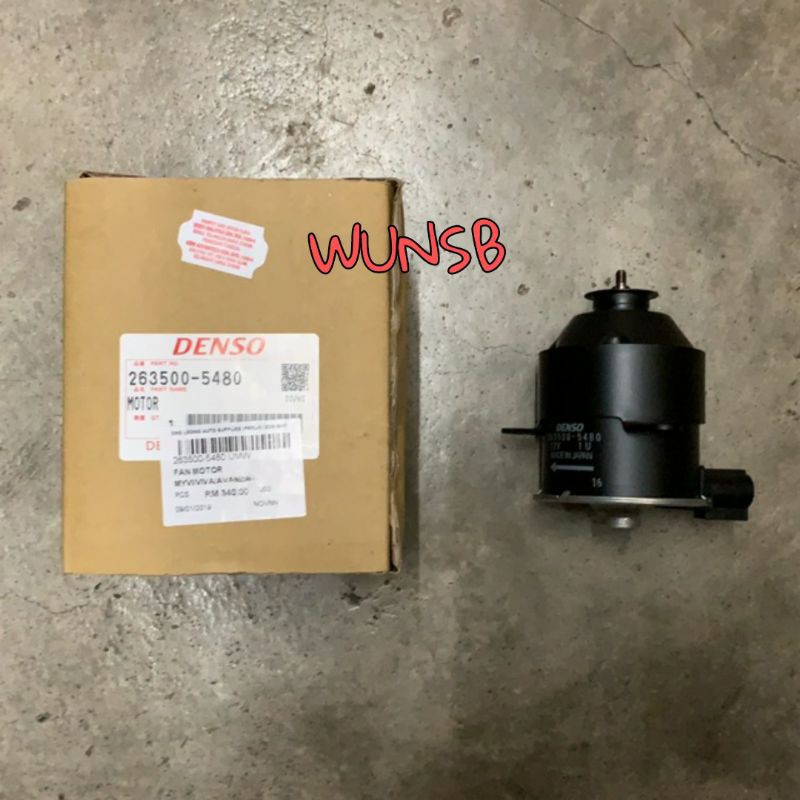 Toyota Avanza 1.3/1.5 Radiator Fan Motor Original Denso 100% | Shopee ...