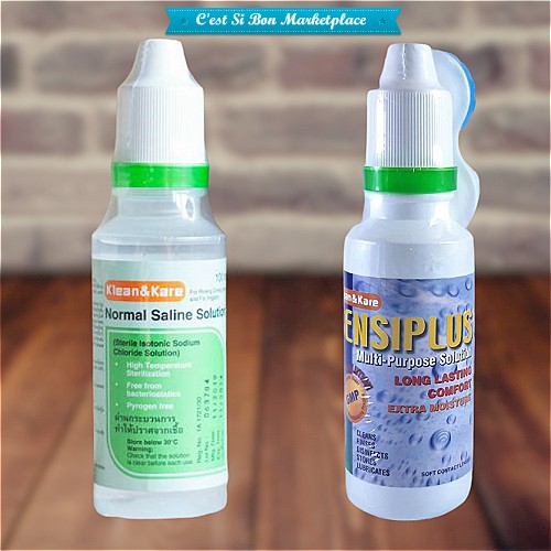 Klean & Kare Normal Saline Solution / Sensiplus MultiPurpose Solution