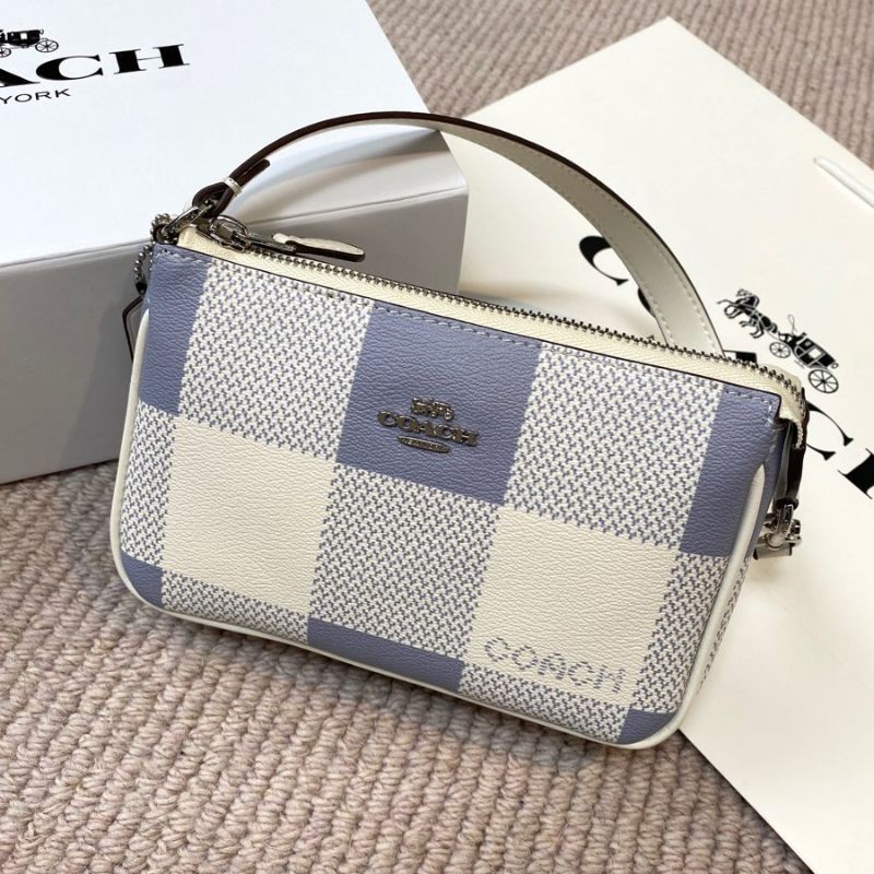 Coach discount checkered purse