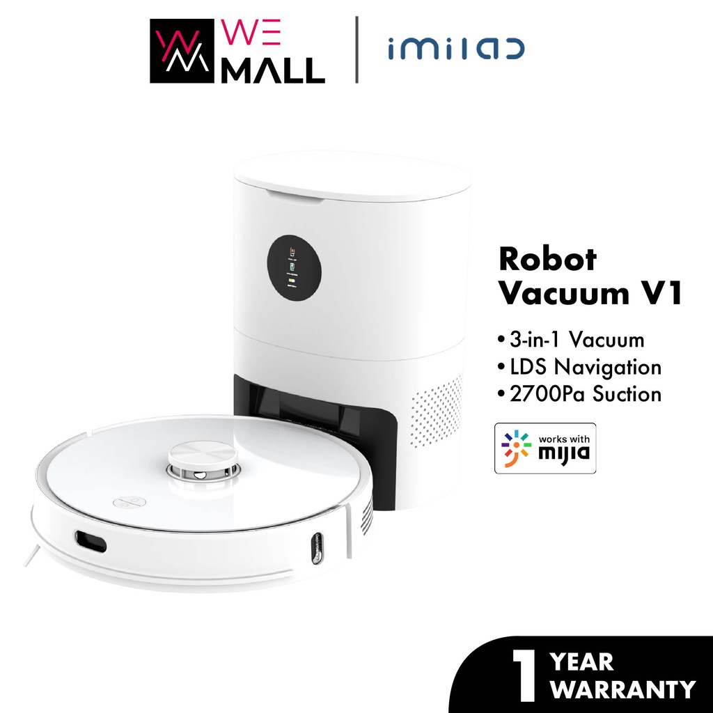 IMILAB V1 Robot Vacuum Cleaner Smart Dust Collection Mop Cleaner