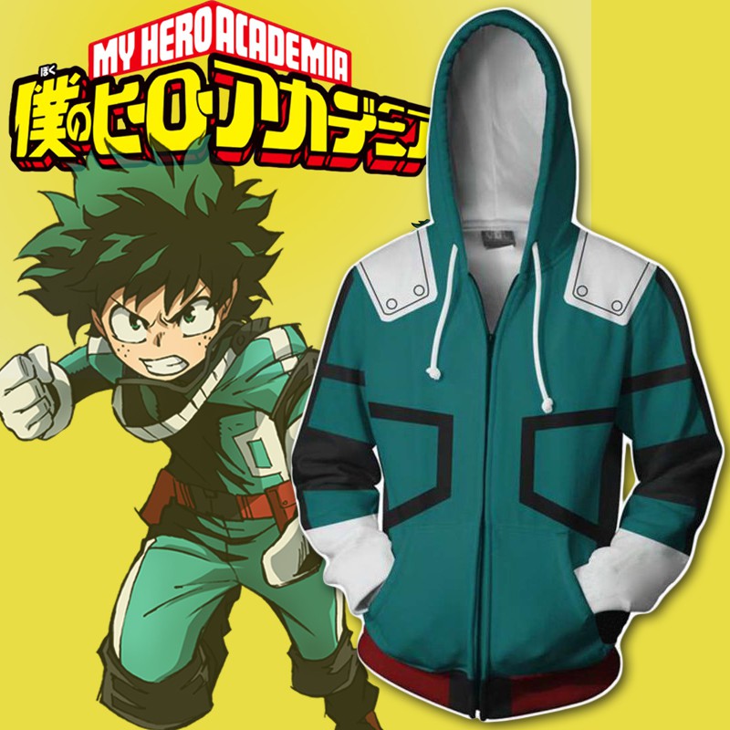 Deku hero costume outlet hoodie