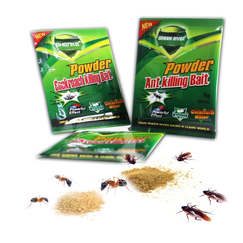 [JW.Murah]5g/Pack Powerful Ant/Cockroach Killing Bait Powder/Serbuk ...