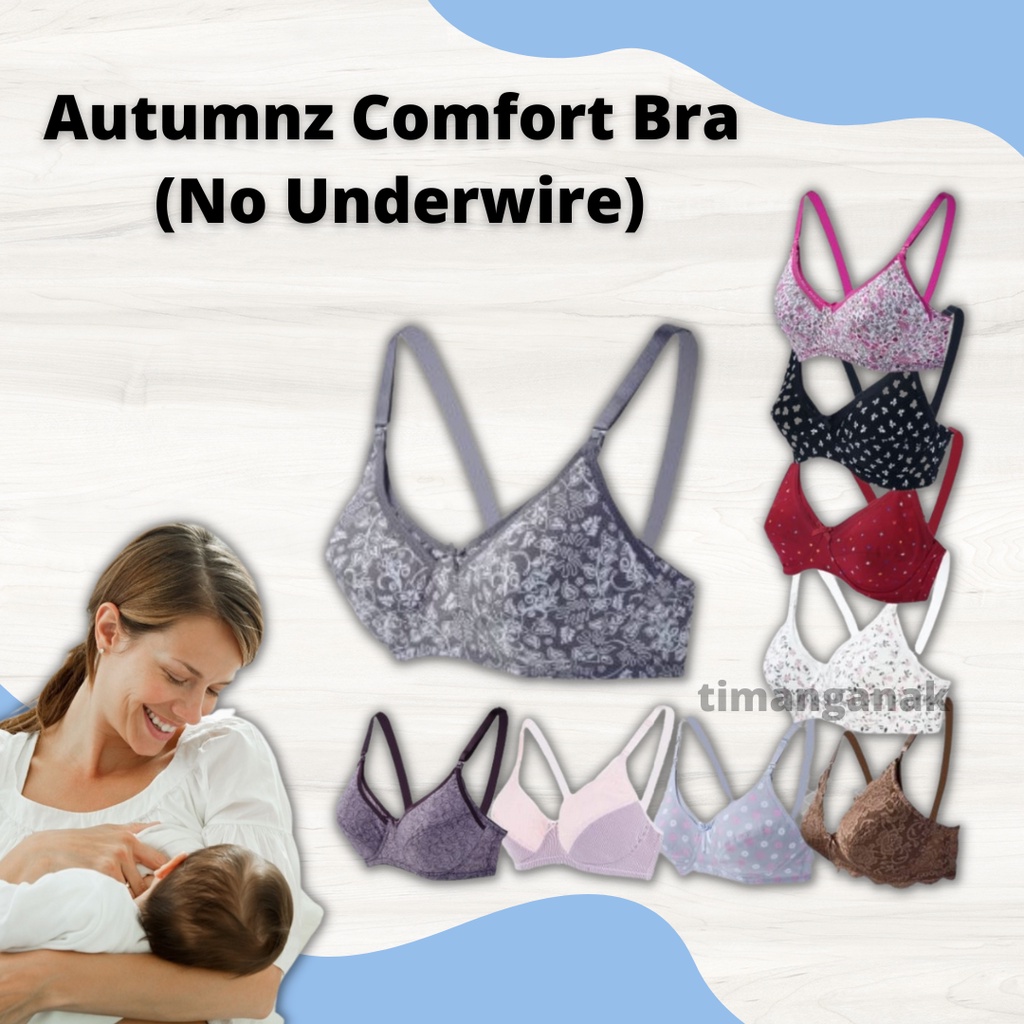 Autumnz Comfort Bra No Underwire / Nursing Bra / Maternity Bra
