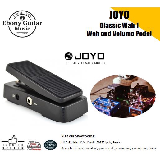 Pedal guitarra Joyo Classic wah e volume WAH1