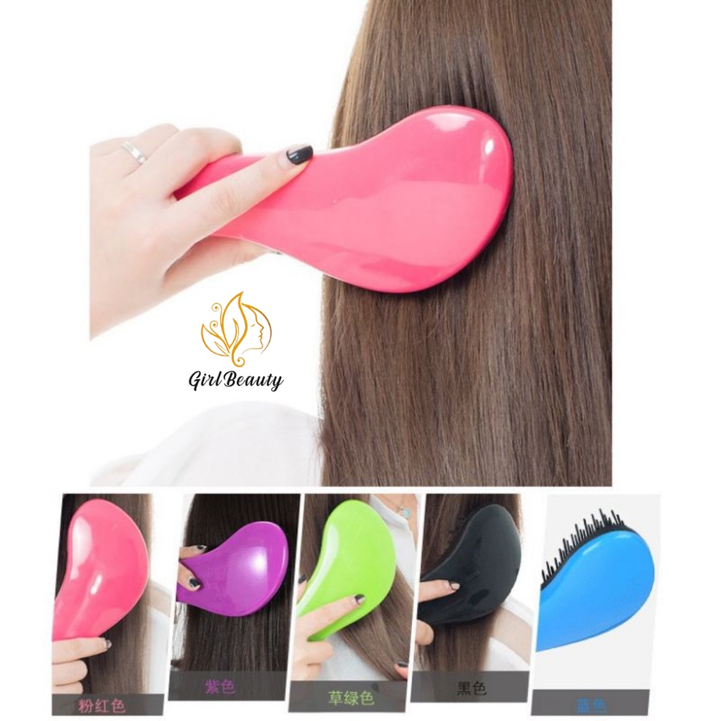 Handle Tangle Detangling Magic Comb Hair Brush ( RANDOM COLOR ...