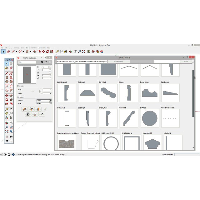 SketchUp | Plugins | Tutorial 2026 ( Profile Builder 3 ) NEW VERISON ...