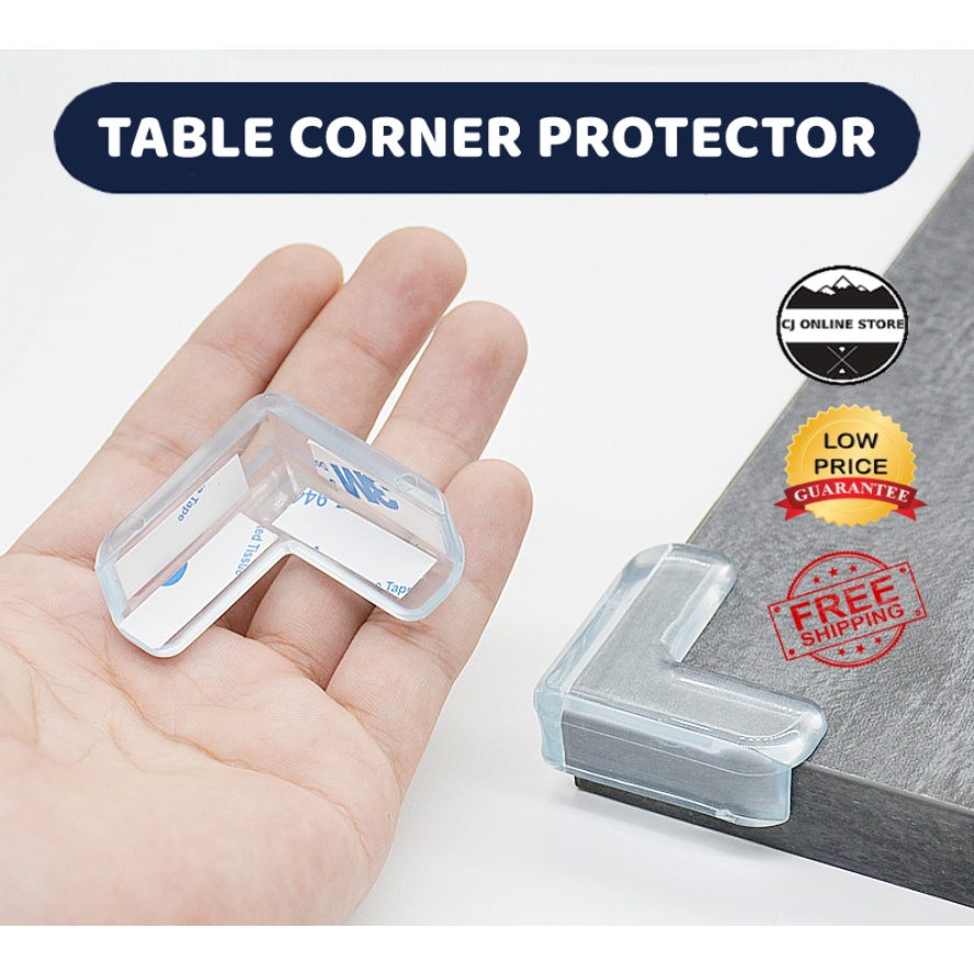 Baby Safety Table Corner Protector Transparent Furniture Corner Edge ...