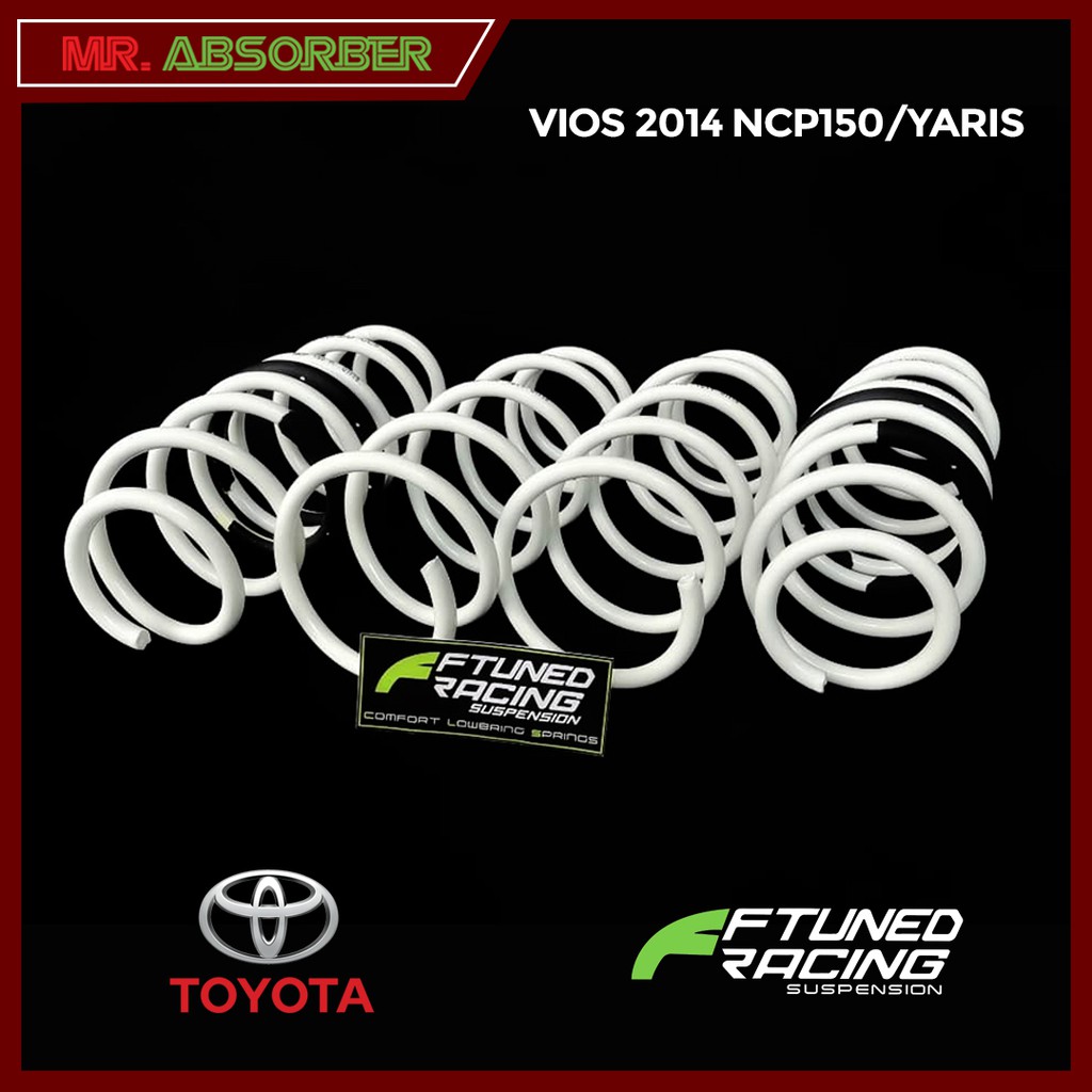 VIOS NCP150 NSP151 YARIS FTUNED COMFORT LOWERED SPRING | Shopee Malaysia