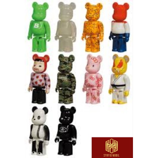 Bearbrick 100 % serie 4 pattern medicomtoy kaws - Collection