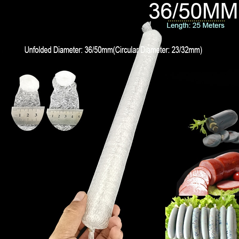 Food Grade Plastic Sausage Tube Casing for Sausage Hot Dog Hamburger