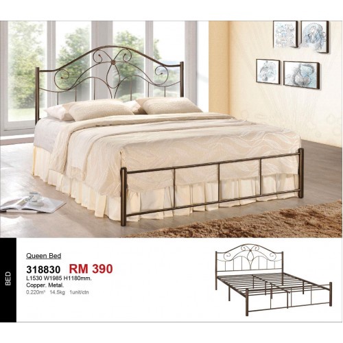 QUEEN SuperBase Queen Size Metal Bed/Queen Metal Bed/Queen Bed/Couple ...