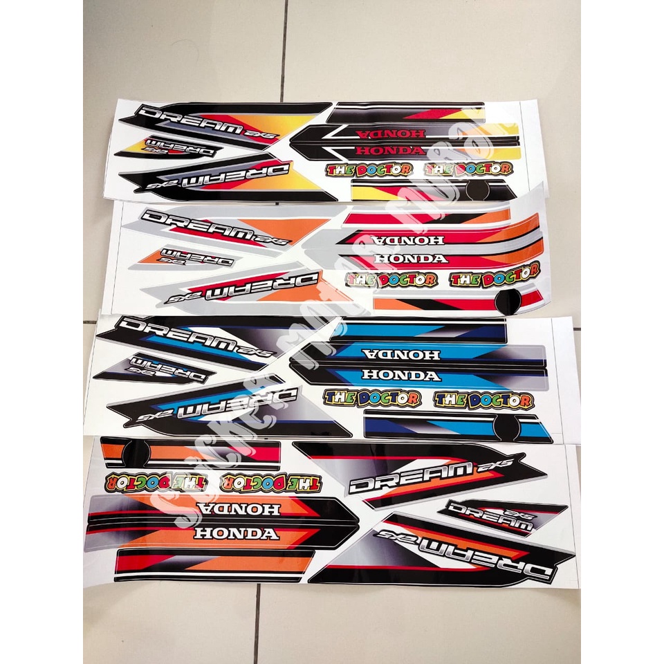 STICKER / STRIPE MOTOR EX5 DREAM EDITION | Shopee Malaysia