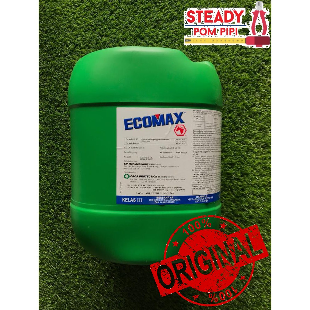 20L GLYPHOSATE 41 / ROUND UP / TYPHOON / KEN UP Shopee Malaysia