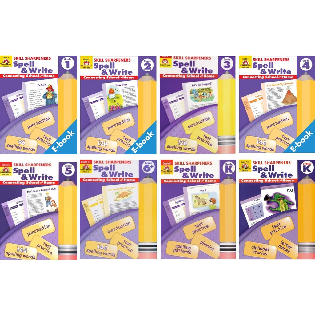 Skill Sharpener Spell & Write (1 8） Shopee Malaysia