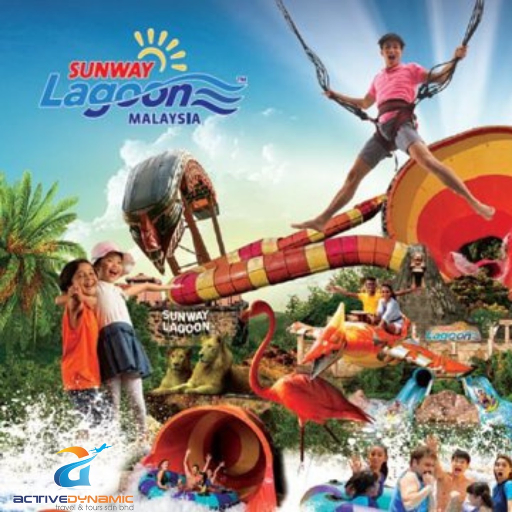 Sunway Lagoon Day Pass Ticket (Foreigner) offers more than 90