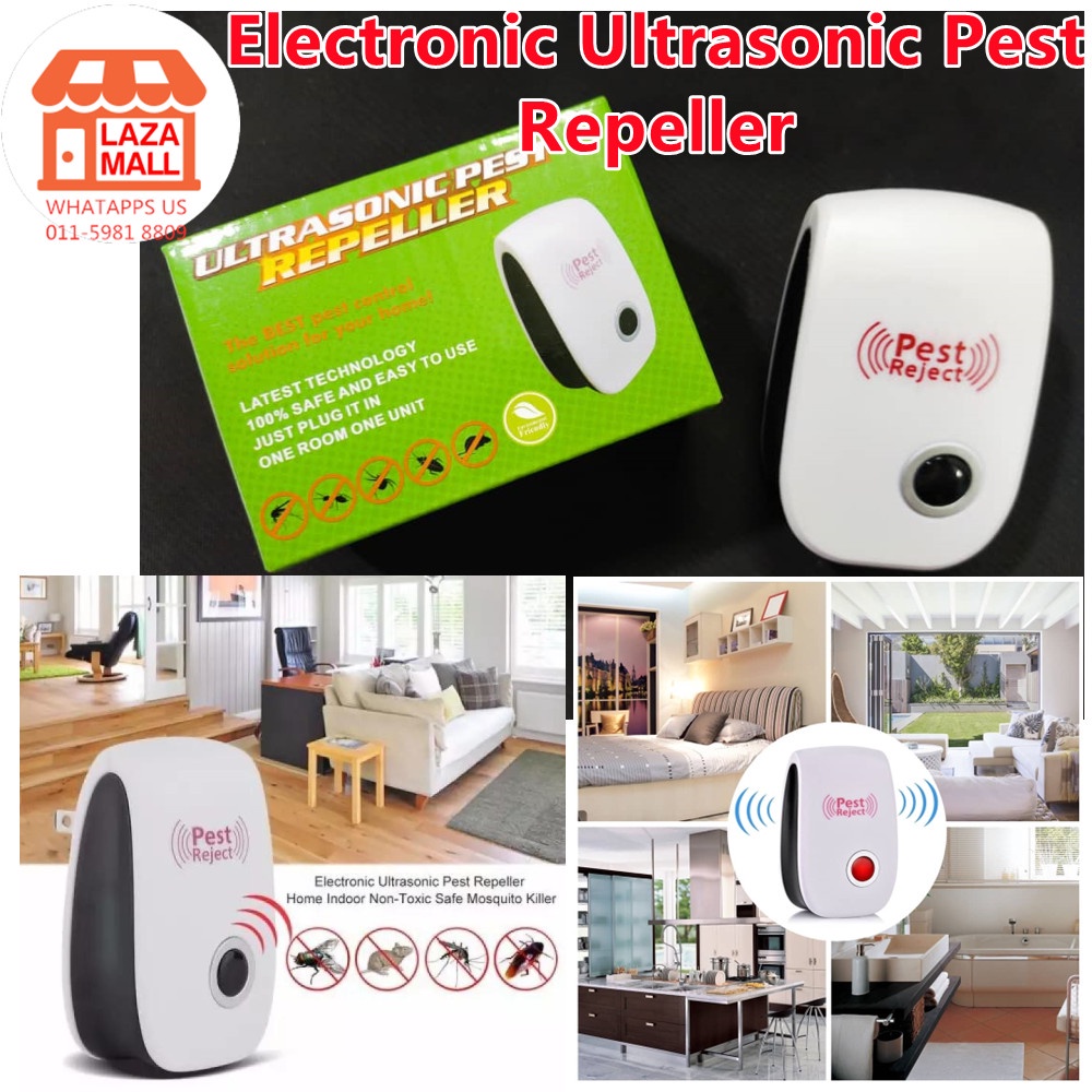 ORI PEST REJECT ELECTRONIC ULTRASONIC MOSQUITO REPELLENT INSECT ...