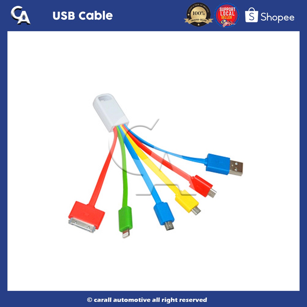 USB 2.0 SuperSpeed Universal 5 In 1 Multi-Charging Ports Data Transfer ...