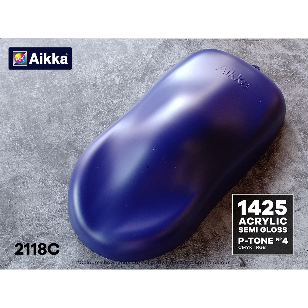 AIKKA Paint PANTONE Colour 2118C / 1425 ACRYLIC SEMI GLOSS PAINT ...