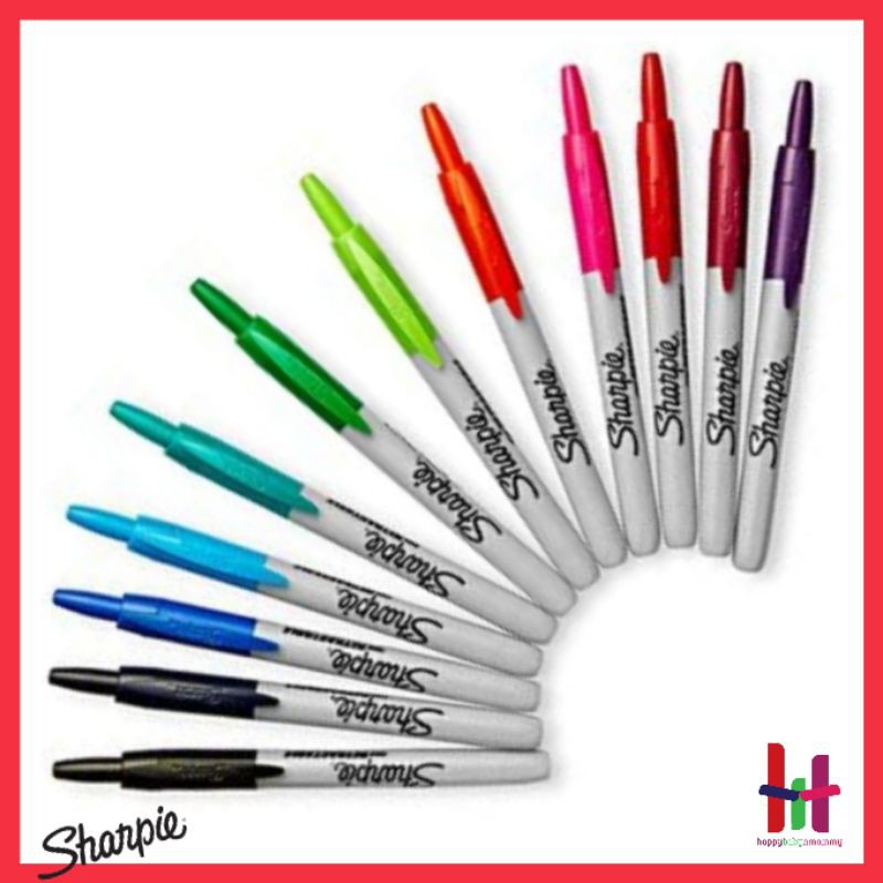 Sharpie Retractable Fine Point Permanent Markers 1pc Shopee Malaysia 