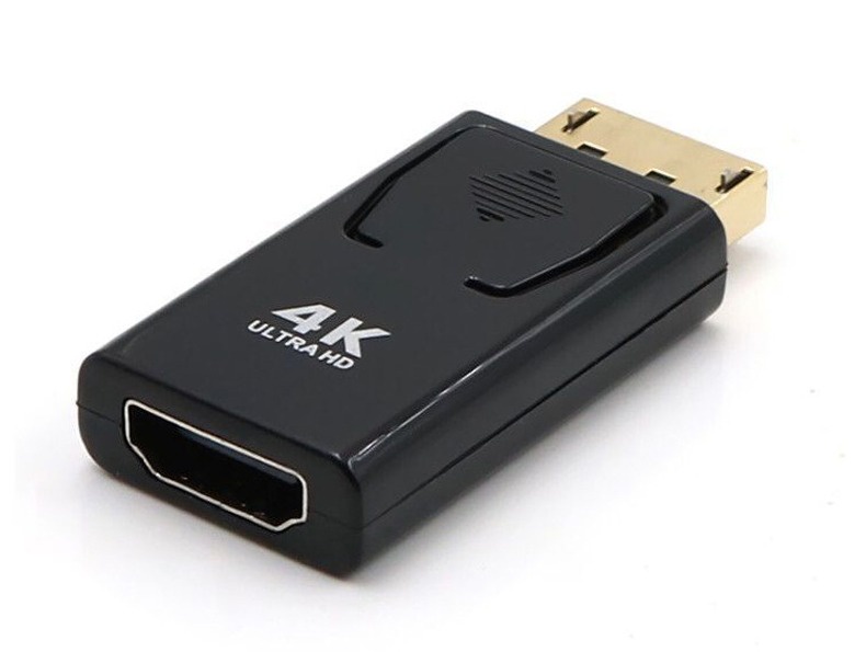 DP Male to HDTV Female 1080p 4K Displayport to HDTV Adapter Converter ...
