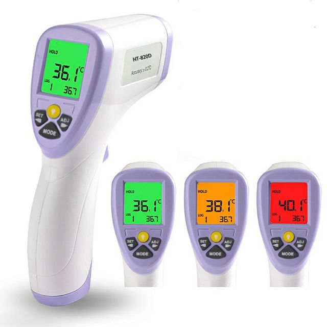 Buy Infrared Thermometer, Non-Contact Digital Laser Temperature Gun With Color Display 58 1022 50 550 Adjustable Emissivity For Kitchen