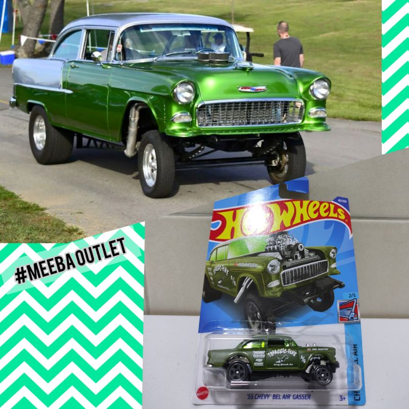 [💯 Original] Hot Wheels 55 Chevy Bel Air Gasser Rth Sth Shopee Malaysia