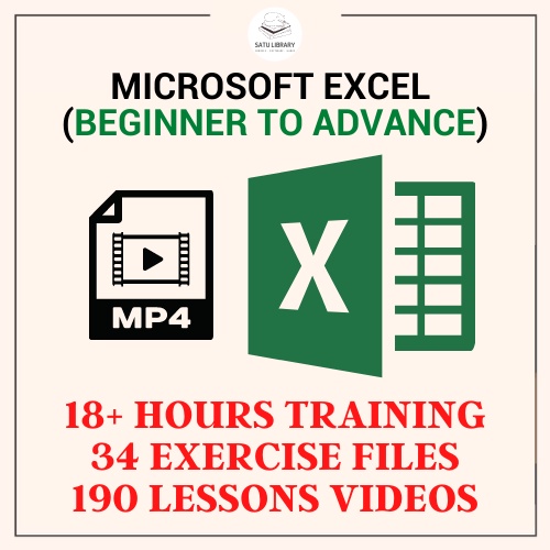 1library [190 Lessons Video Tutorial] Microsoft Excel Beginner To ...