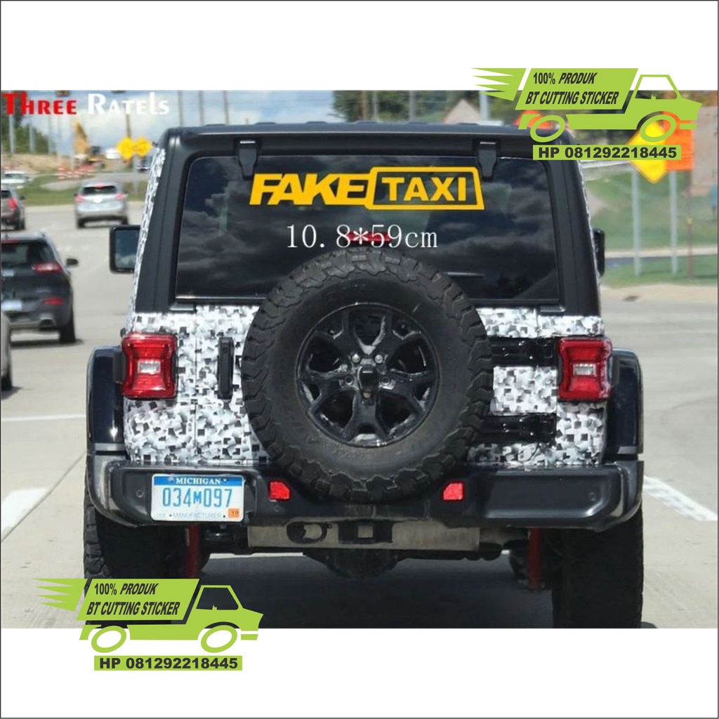 Bt Car sticker Glass sticker fake taxi sticker sticker fake taxi sticker  Car sticker faketaxi Car Glass sticker | Shopee Malaysia