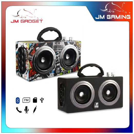Original SLANG M8 BLUETOOTH STEREO SPEAKER BOOMBOX Shopee Malaysia