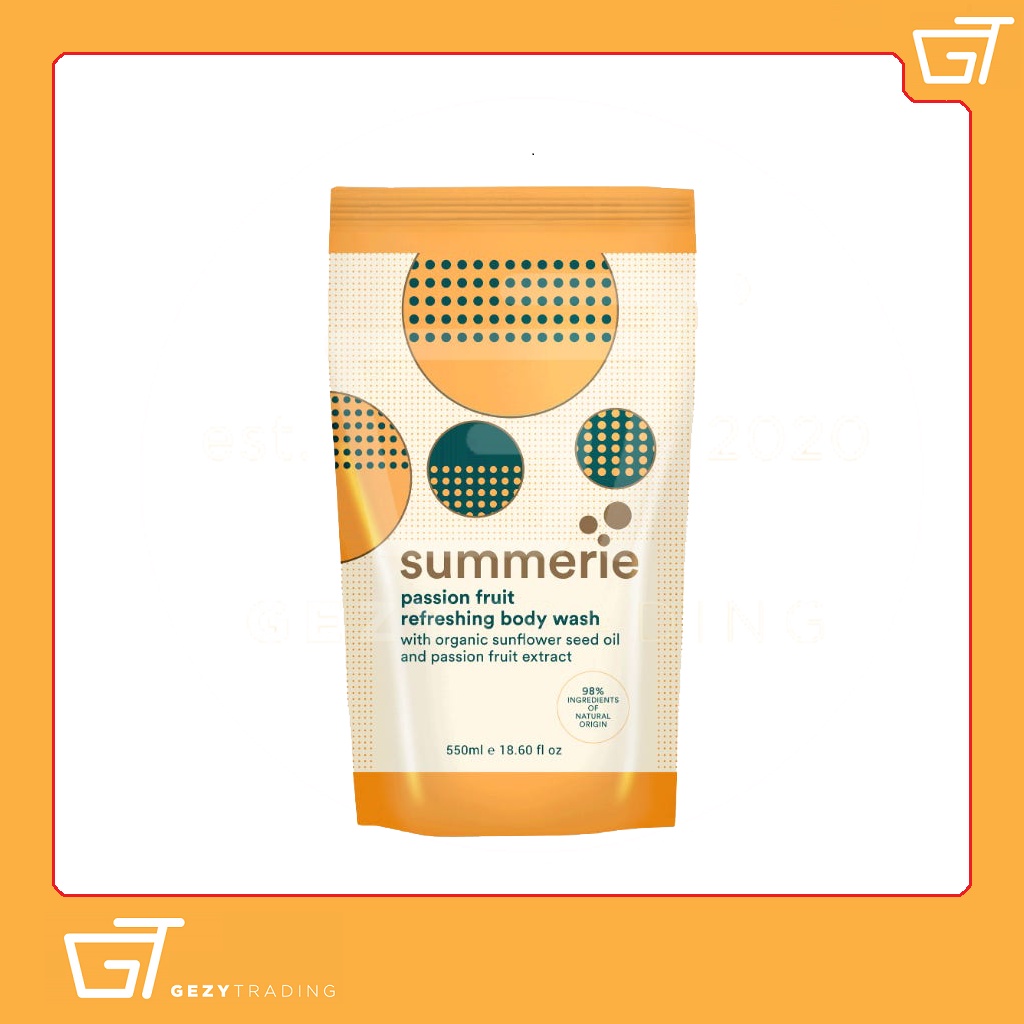 Summerie Purify Body Wash Refill Pack Grapefruit Passion fruit Ginger