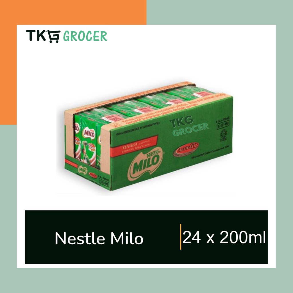 Nestle Milo Activ-Go / Milo Kotak 24 x 200ml Carton | Shopee Malaysia